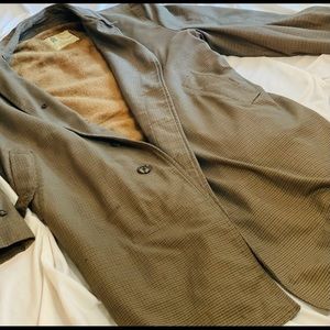 Vintage London Fog Fur Lined Trench Coat